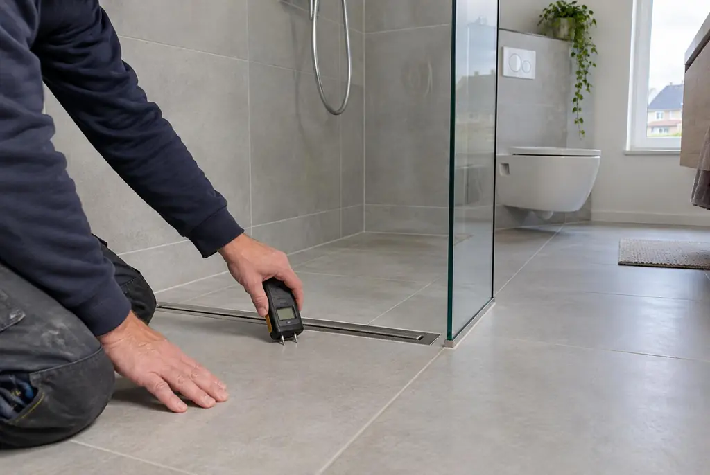 Lekdetectie Delft – badkamer in een nieuwbouwwoning