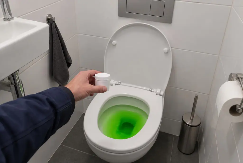 Lekdetectie Delft – kleurstoftest bij een lekkend toilet