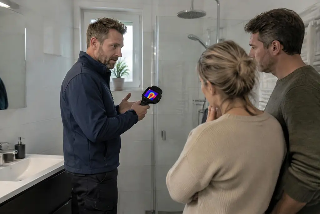 Lekdetectie Delft – specialist legt bevindingen uit aan bewoner
